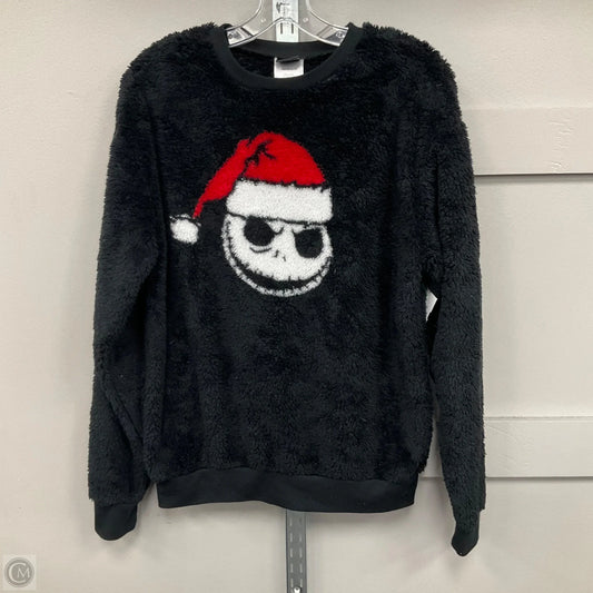 Sweatshirt Crewneck By Disney In Black, Size: S