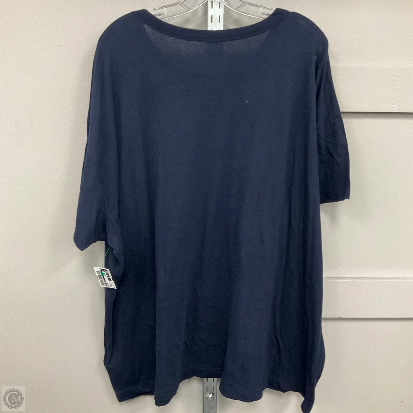 Top Short Sleeve By Old Navy In Navy, Size: 4x