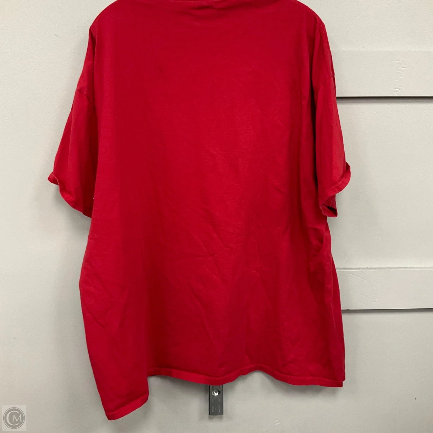 Top Short Sleeve By Jerzees In Red, Size: 3x