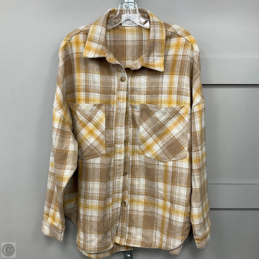 Jacket Shirt By The Native One In Yellow, Size: M