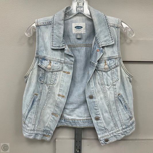 Vest Other By Old Navy In Blue Denim, Size: M