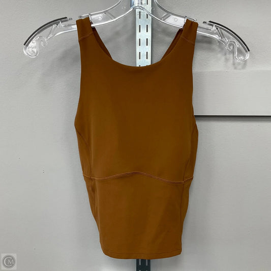 Athletic Tank Top By Lululemon In Brown, Size: 4