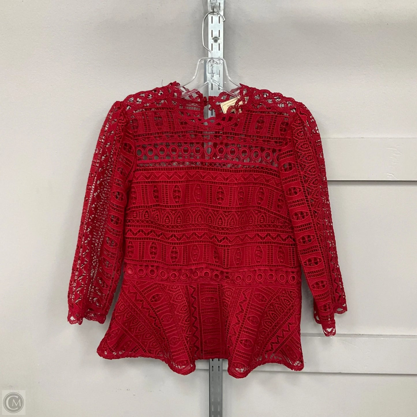 Top Long Sleeve By Moulinette Soeurs In Red, Size: 6