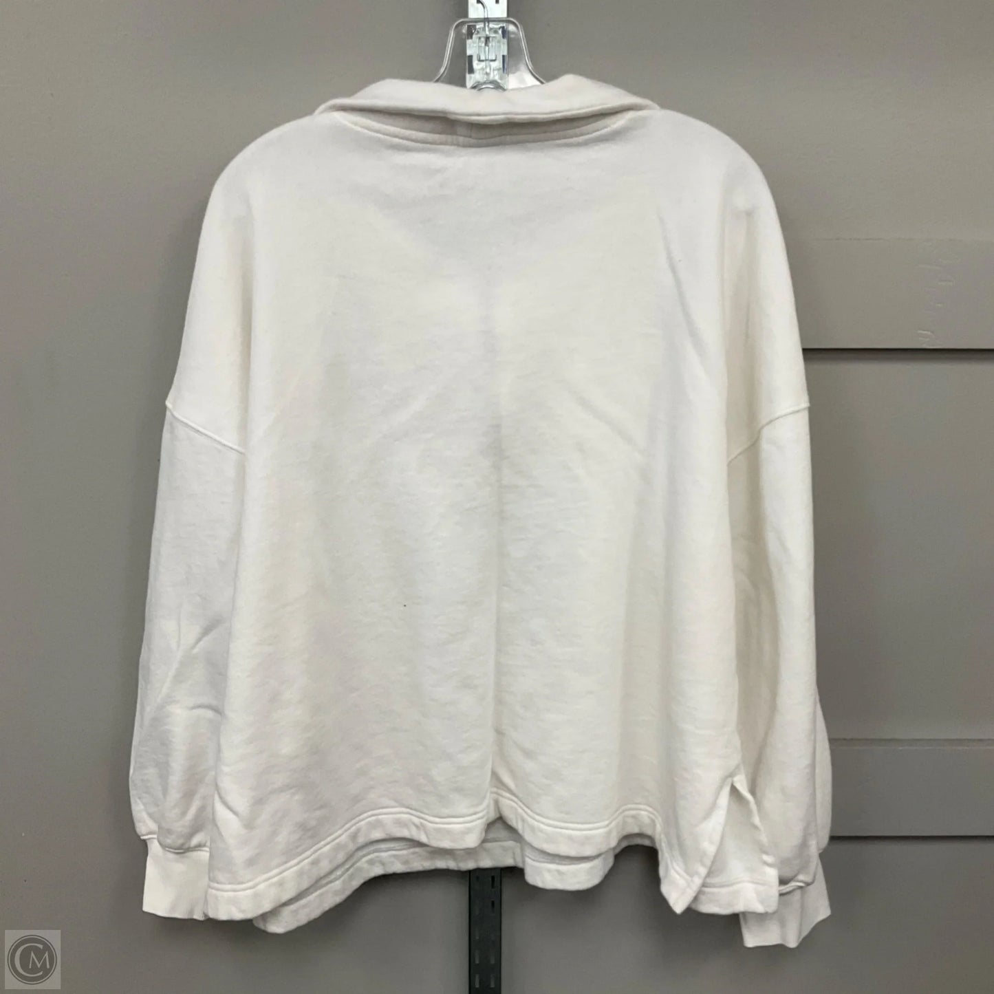 Sweatshirt Collar By Old Navy In White, Size: 2x