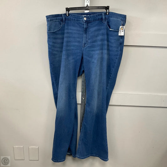Jeans Flared By Old Navy In Blue Denim, Size: 20