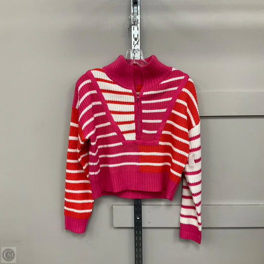 Sweater By Cmf In Orange & Pink, Size: S