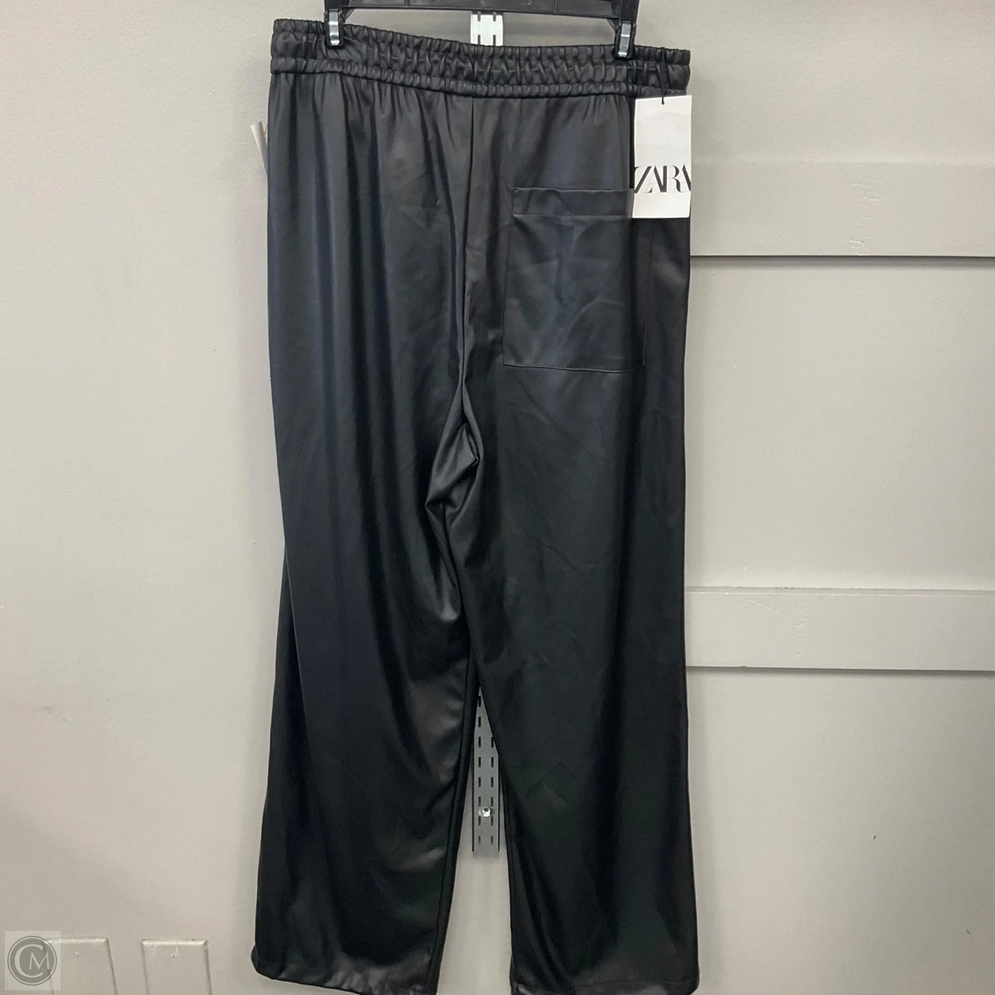 Pants Wide Leg By Zara In Black, Size: M