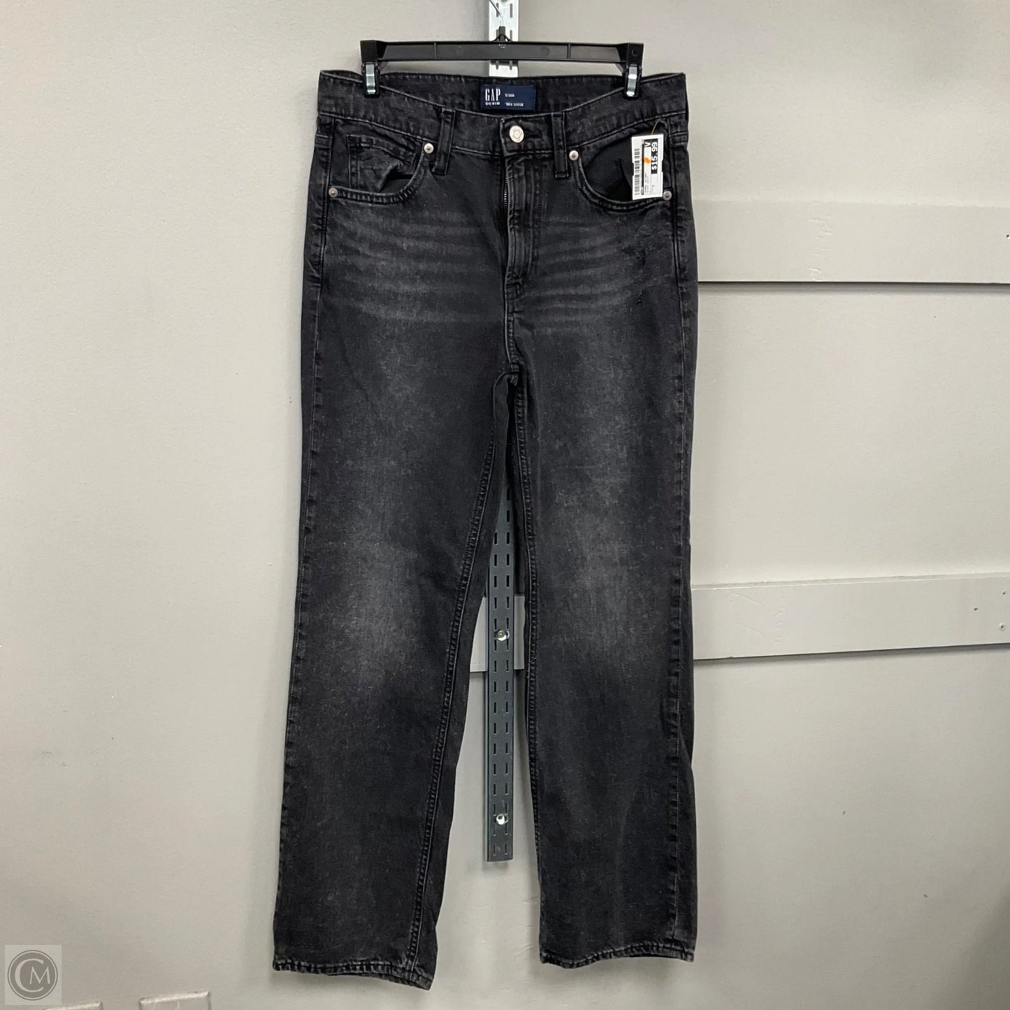 Jeans Skinny By Gap In Black Denim, Size: 2