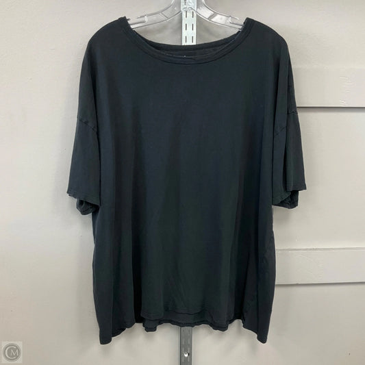 Top Short Sleeve Basic By Aerie In Black, Size: Xl
