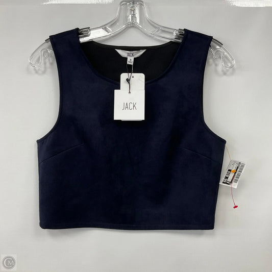 Top Sleeveless By Jack In Navy, Size: S