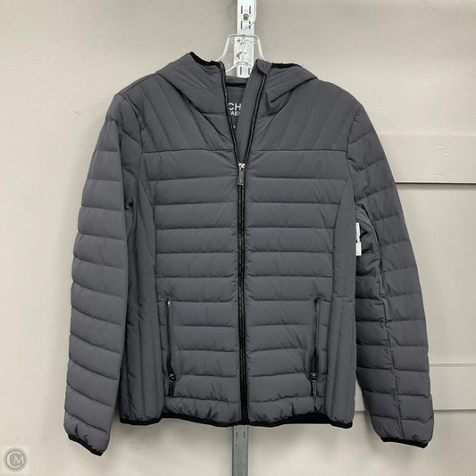 Jacket Puffer & Quilted By Michael By Michael Kors In Grey, Size: M