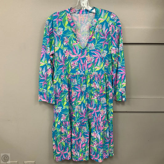 Dress Designer By Lilly Pulitzer In Blue, Size: M