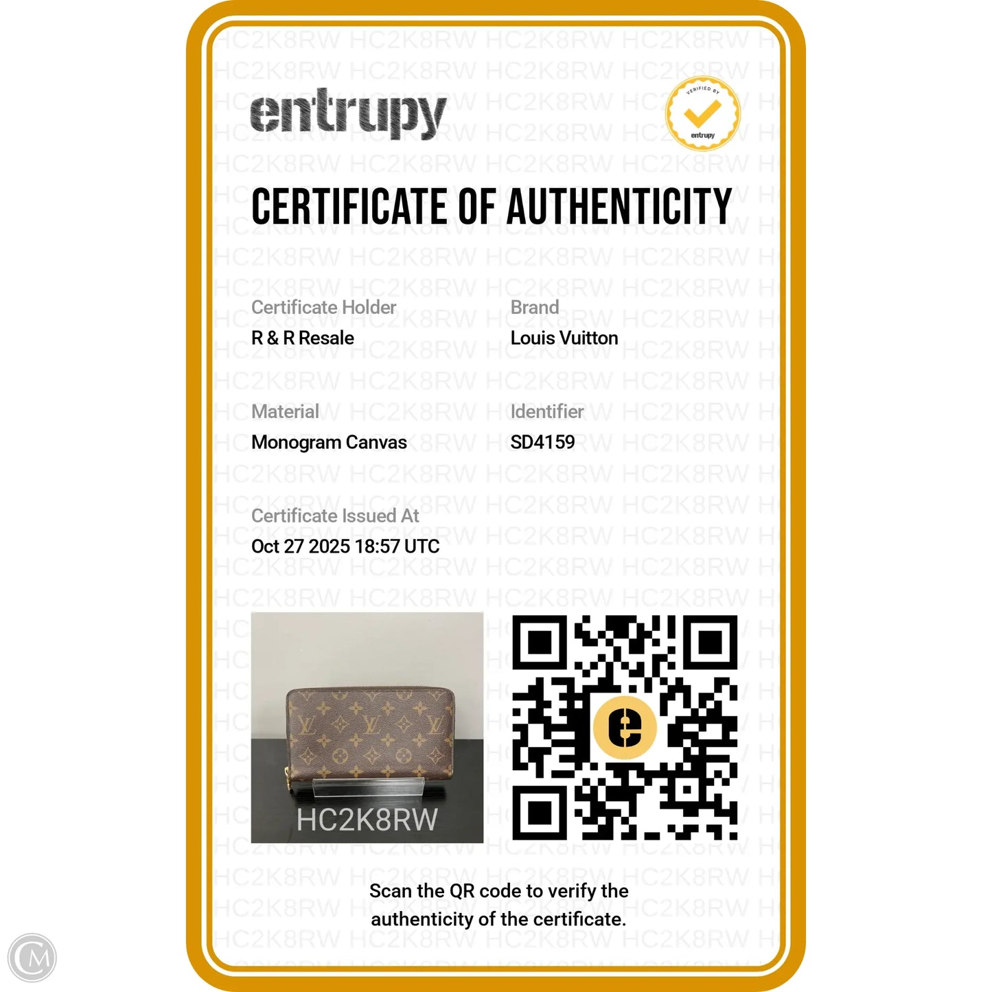 Wallet Luxury Designer By Louis Vuitton, Size: Large