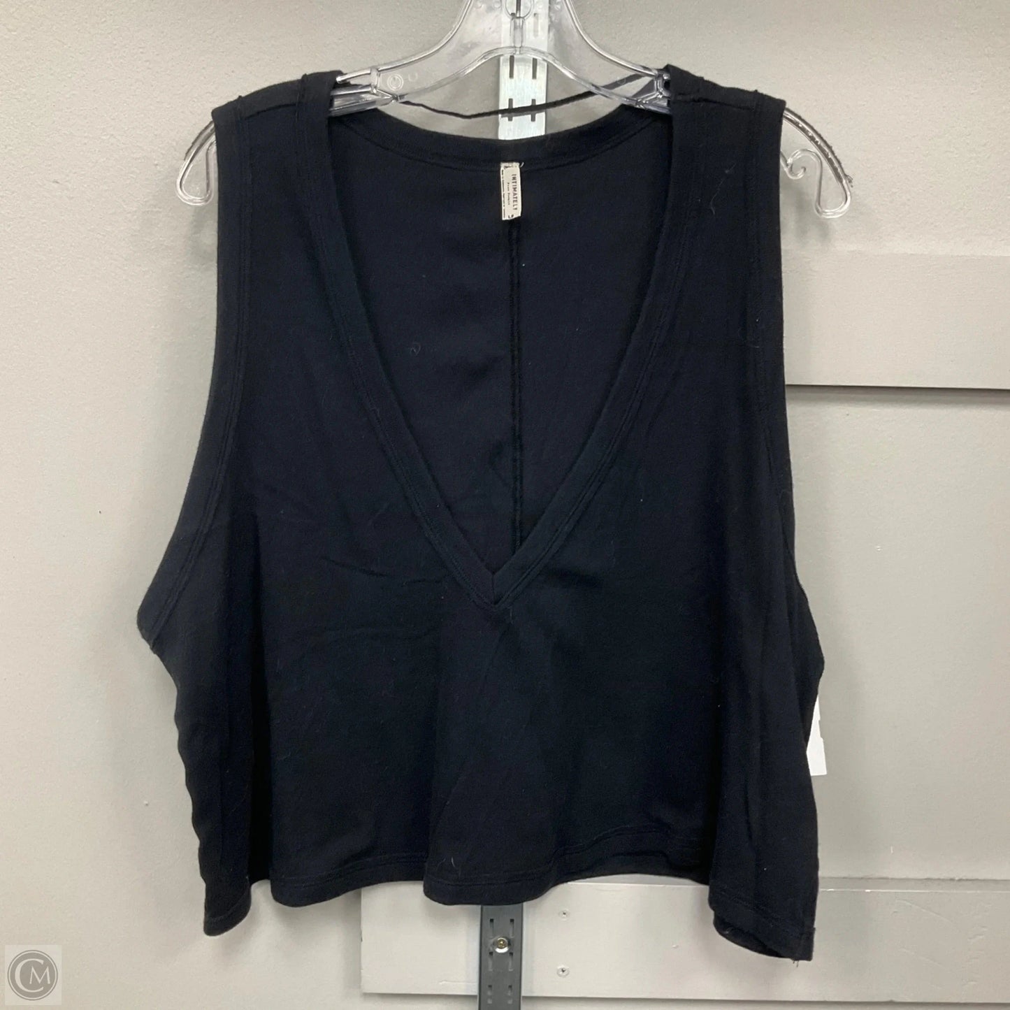 Top Sleeveless Basic By Free People In Black, Size: L