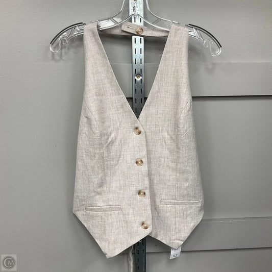 Vest Other By Abercrombie And Fitch In Cream, Size: L