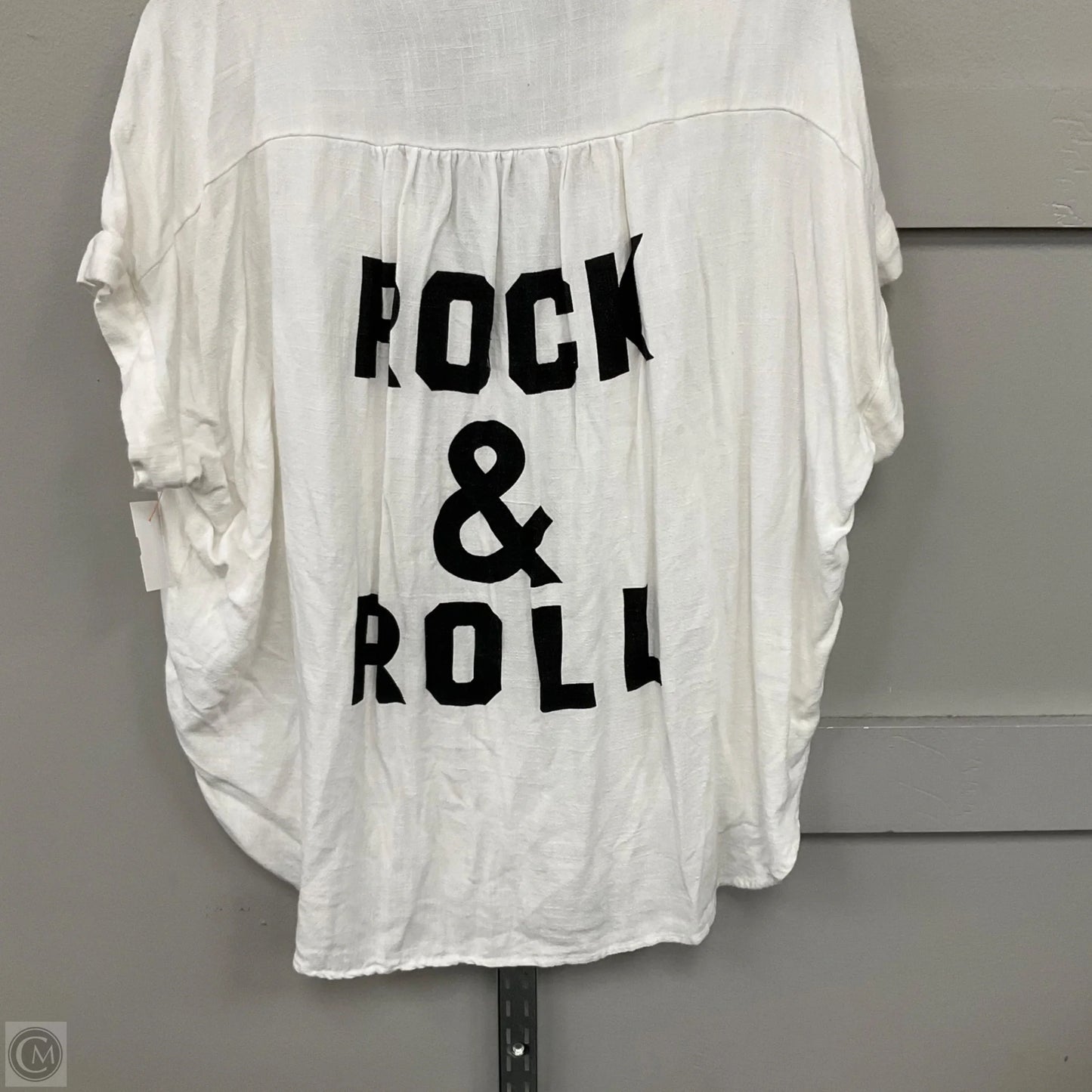 Top Short Sleeve By Jodifl In White, Size: M