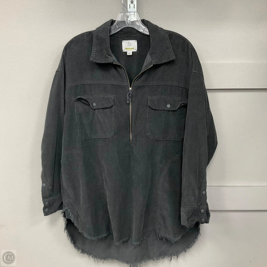 Top Long Sleeve By Offline By Aerie In Grey, Size: S