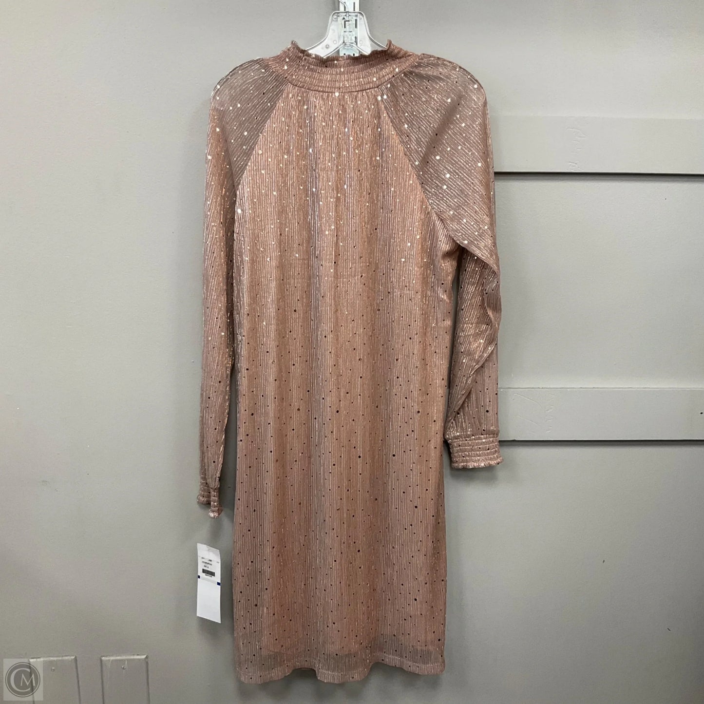 Dress Party Short By Nina Leonard In Beige, Size: Xl