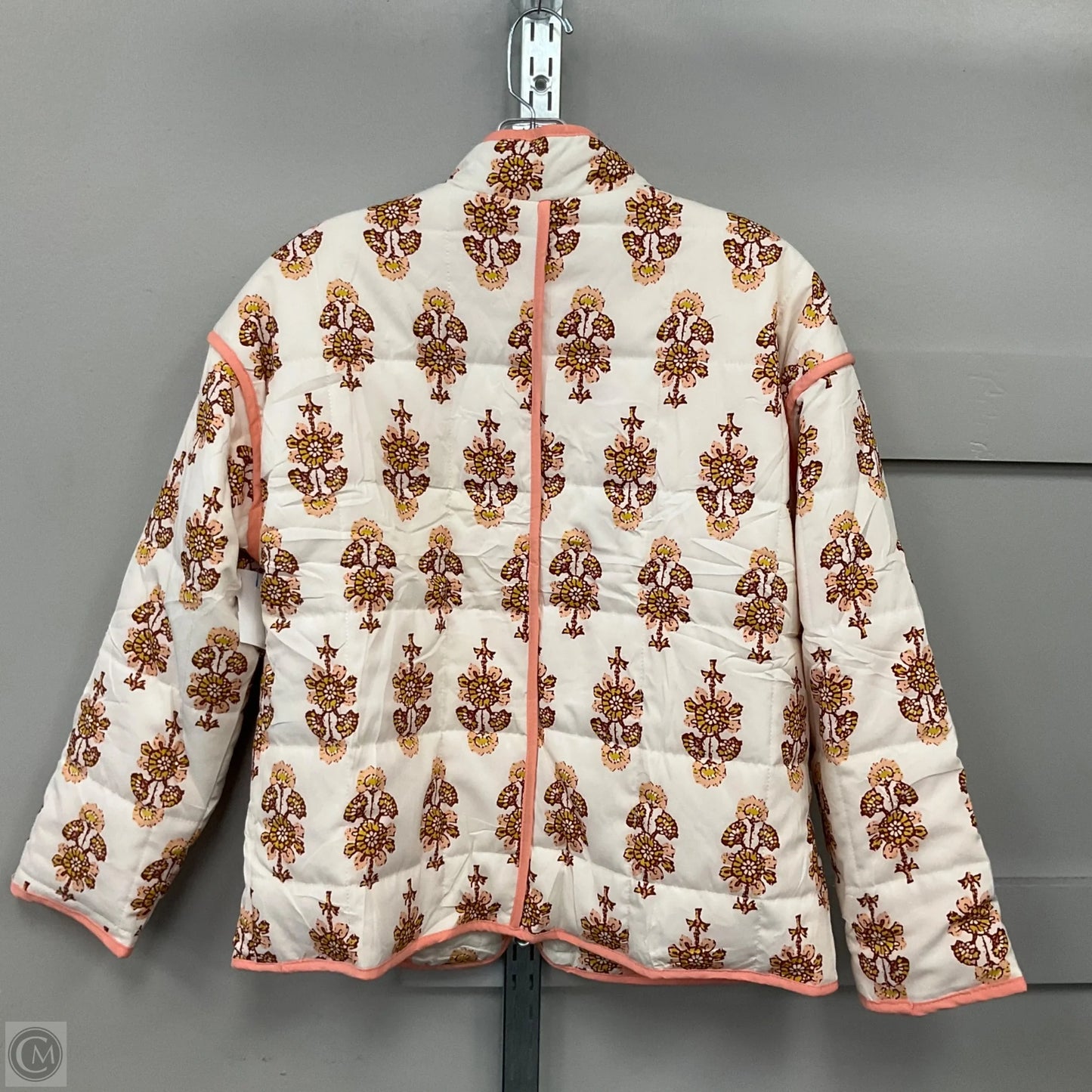 Jacket Puffer & Quilted By Cmf In Floral Print, Size: S
