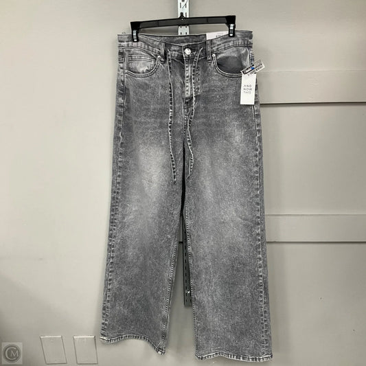 Jeans Wide Leg By And Now This In Grey Denim, Size: 4