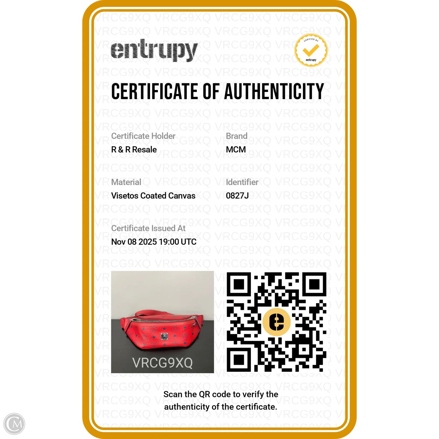 Belt Bag Luxury Designer By Mcm, Size: Medium