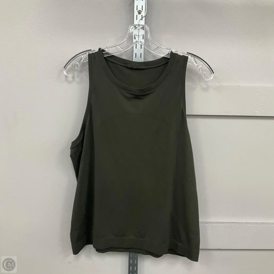 Athletic Tank Top By Lululemon In Green, Size: 14