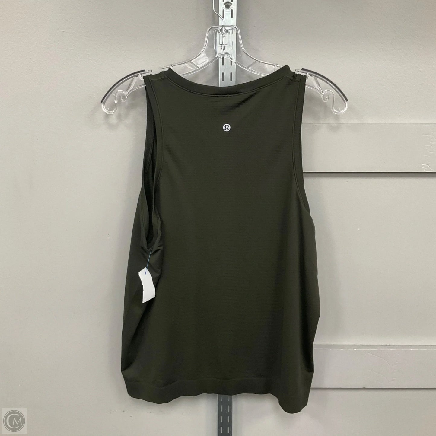 Athletic Tank Top By Lululemon In Green, Size: 14