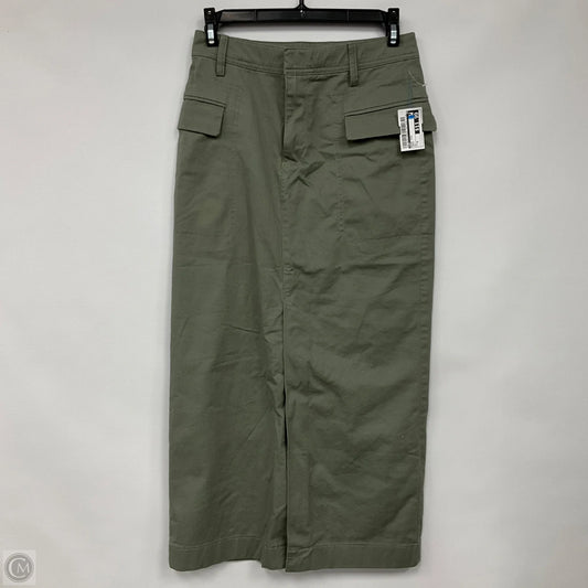Skirt Midi By Gap In Green, Size: 00