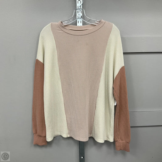 Top Long Sleeve Basic By Cmf In Multi-colored, Size: S