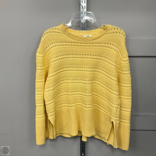 Sweater By Gap In Yellow, Size: M