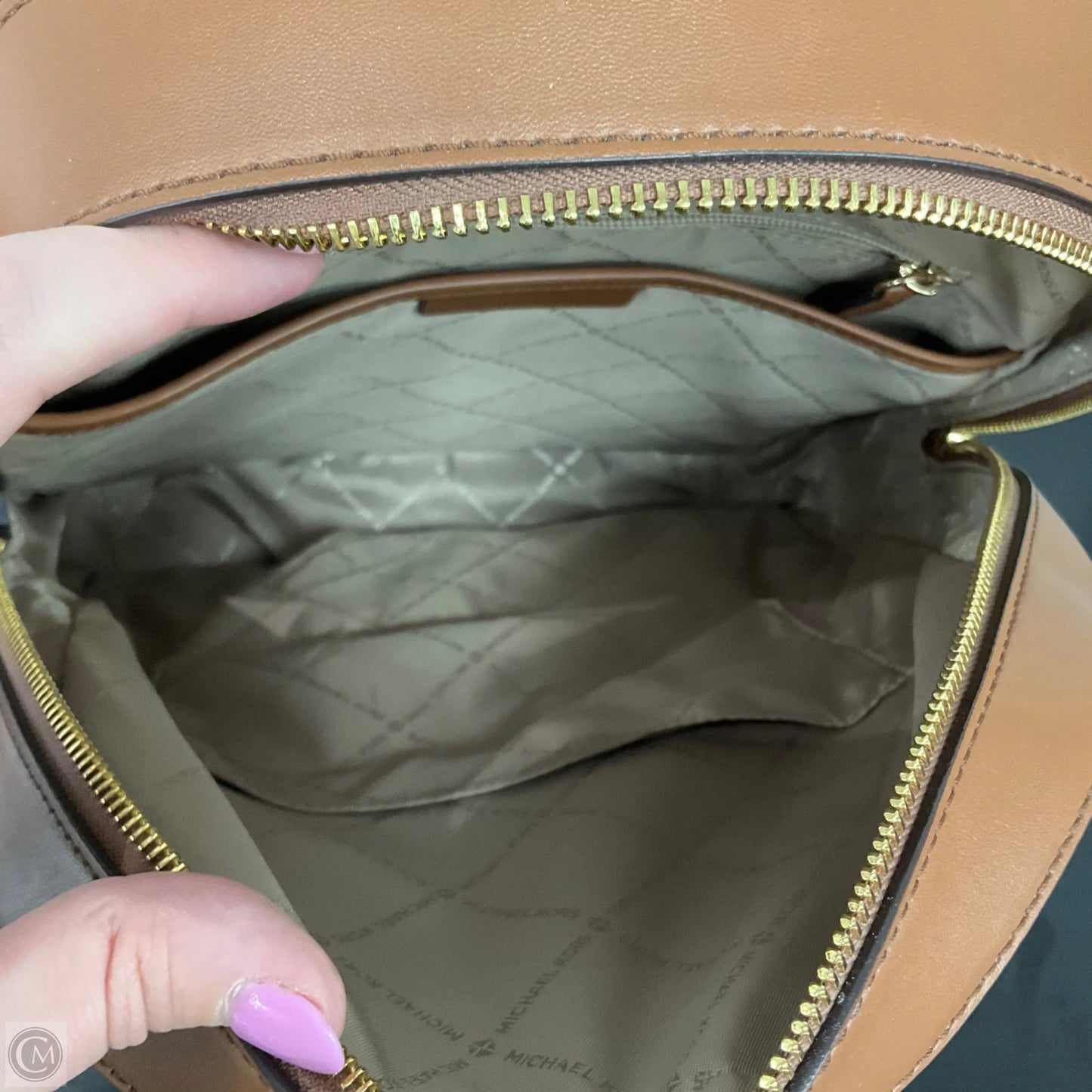 Backpack Designer By Michael Kors, Size: Large