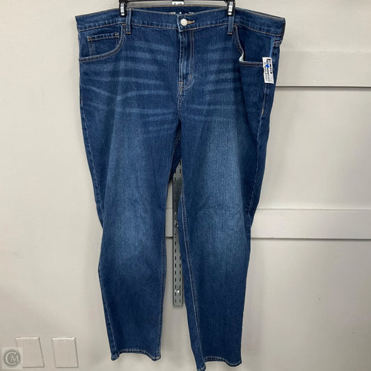 Jeans Boyfriend By Old Navy In Blue Denim, Size: 18