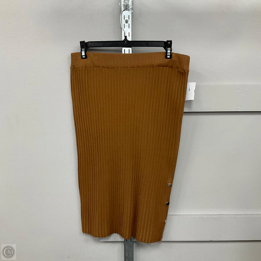 Skirt Mini & Short By Clothes Mentor In Tan, Size: S