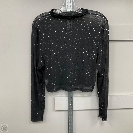 Top Long Sleeve By Cmf In Black, Size: Xxl