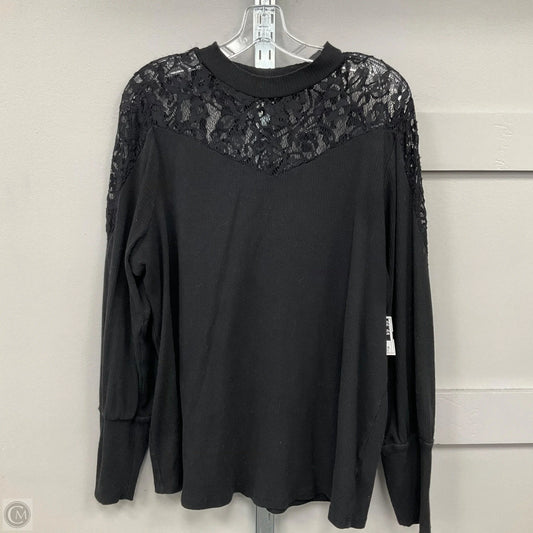 Top Long Sleeve By Maurices In Black, Size: 2x