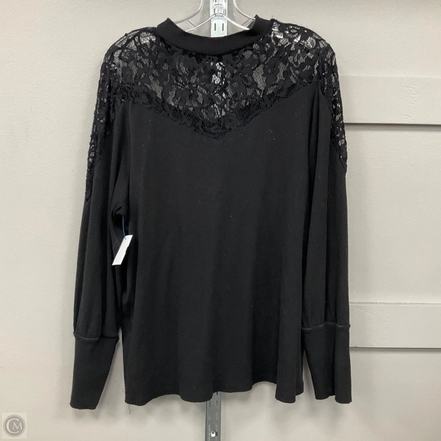 Top Long Sleeve By Maurices In Black, Size: 2x