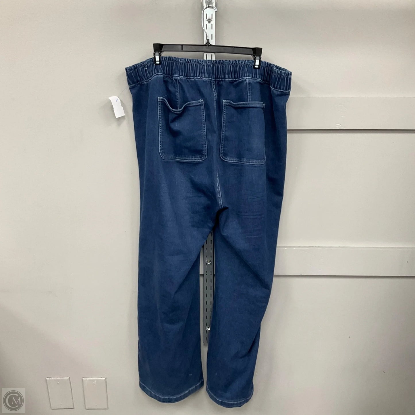 Pants Wide Leg By Lane Bryant In Blue Denim, Size: 16