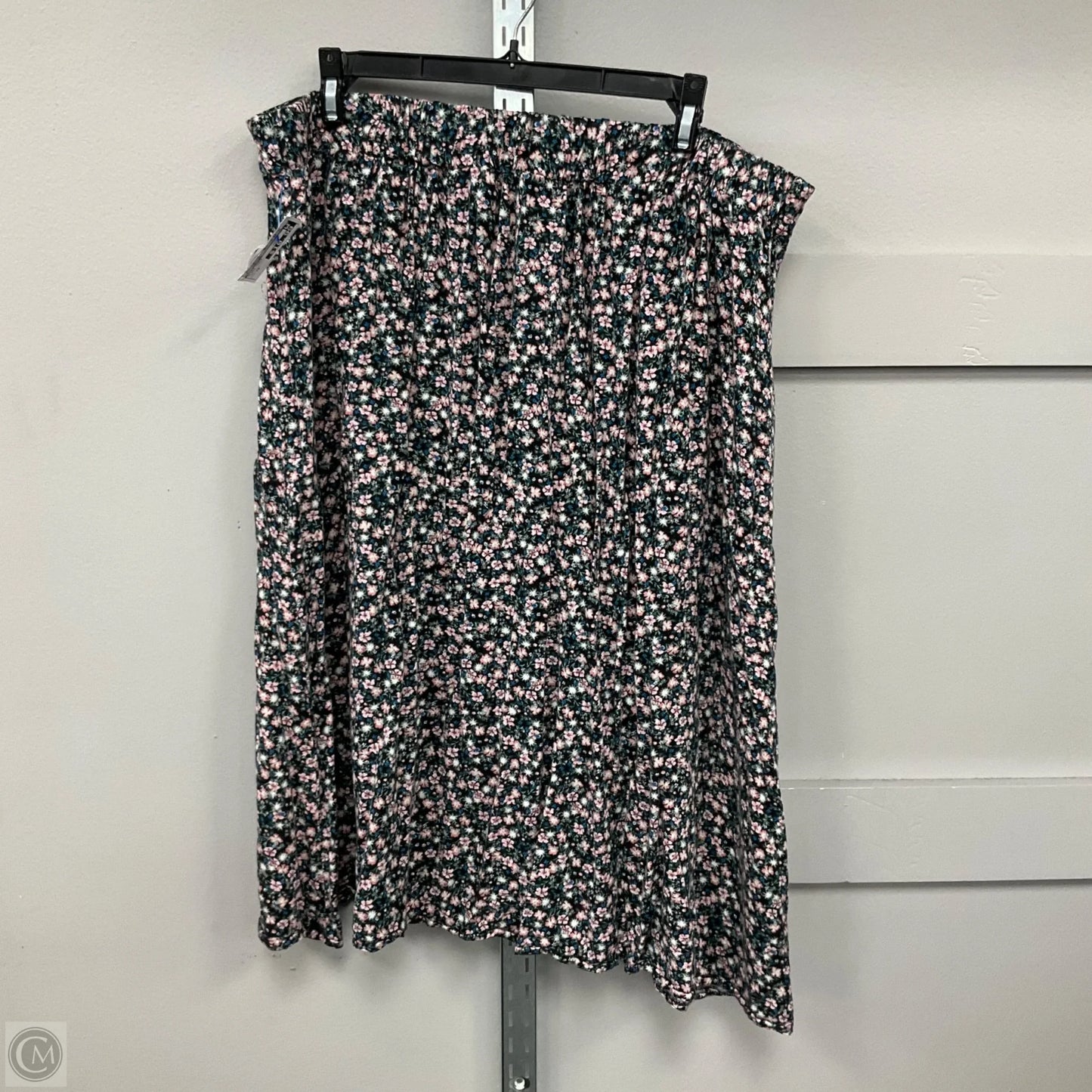 Skirt Midi By Maurices In Floral Print, Size: 16