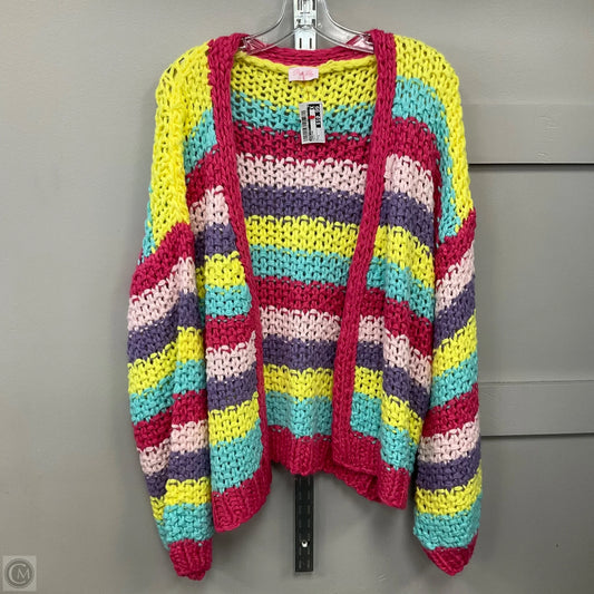 Cardigan By Pink Lily In Multi-colored, Size: L