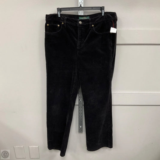 Pants Corduroy By Lauren By Ralph Lauren In Grey, Size: 12