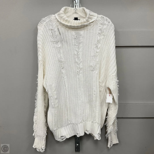 Sweater By Daytrip In White, Size: Xl