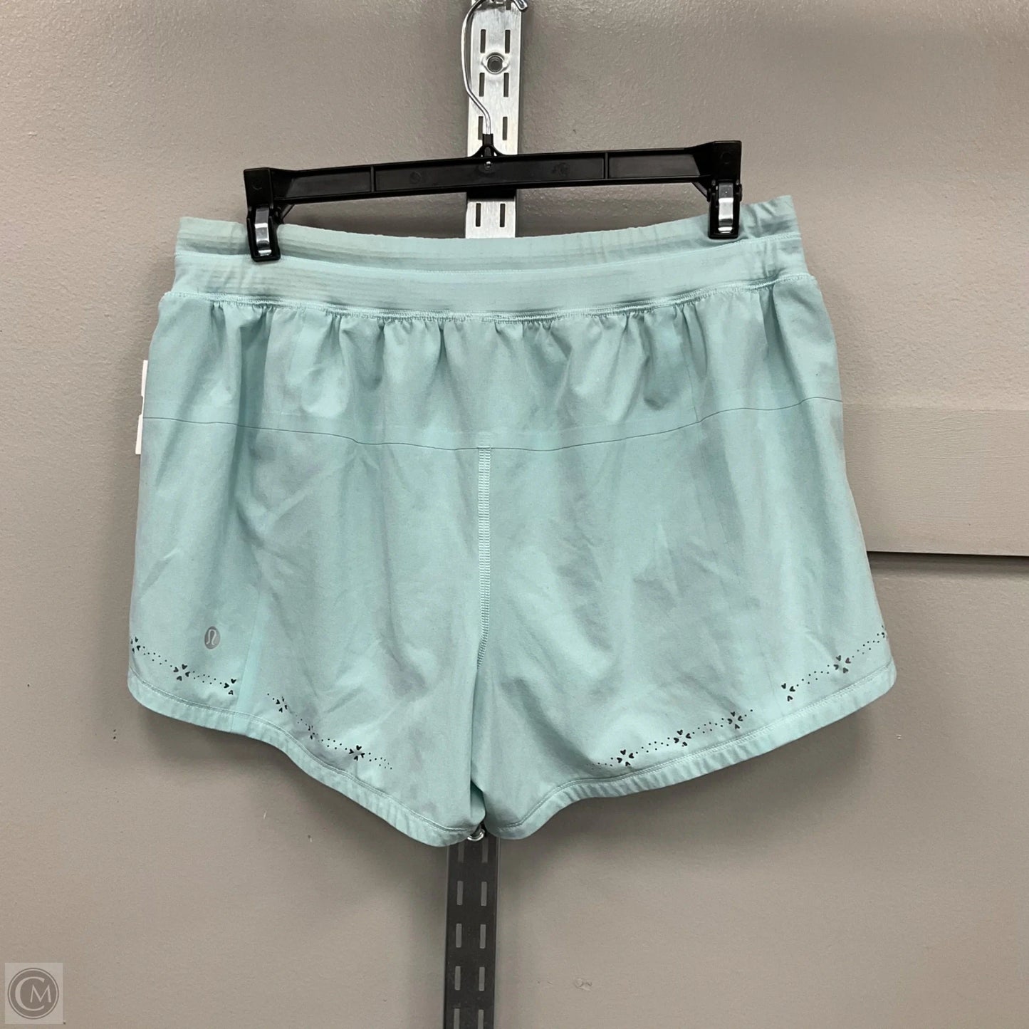 Athletic Shorts By Lululemon In Teal, Size: 8