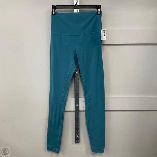 Athletic Leggings By Lululemon In Blue, Size: 6