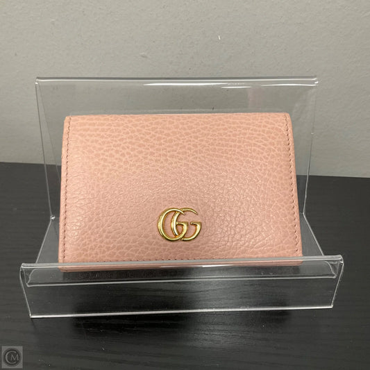 Id/card Holder Luxury Designer By Gucci, Size: Small