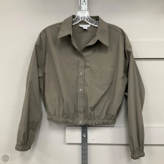 Top Long Sleeve By Athleta In Green, Size: M