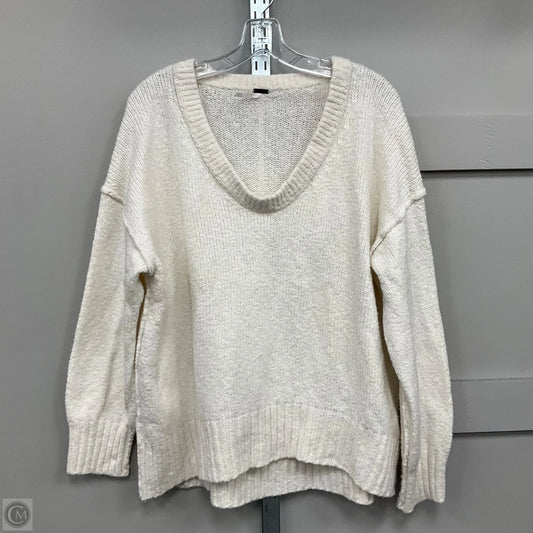 Sweater By Free People In Cream, Size: Xs