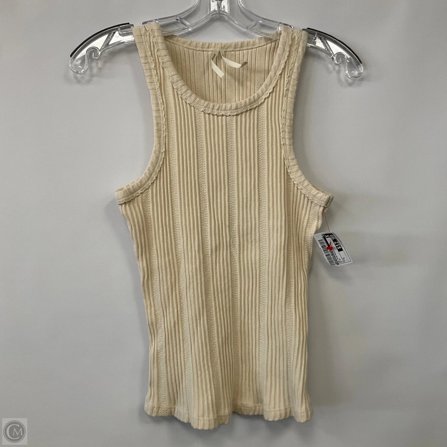 Top Sleeveless Basic By Anthropologie In Beige, Size: S