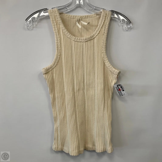 Top Sleeveless Basic By Anthropologie In Beige, Size: S
