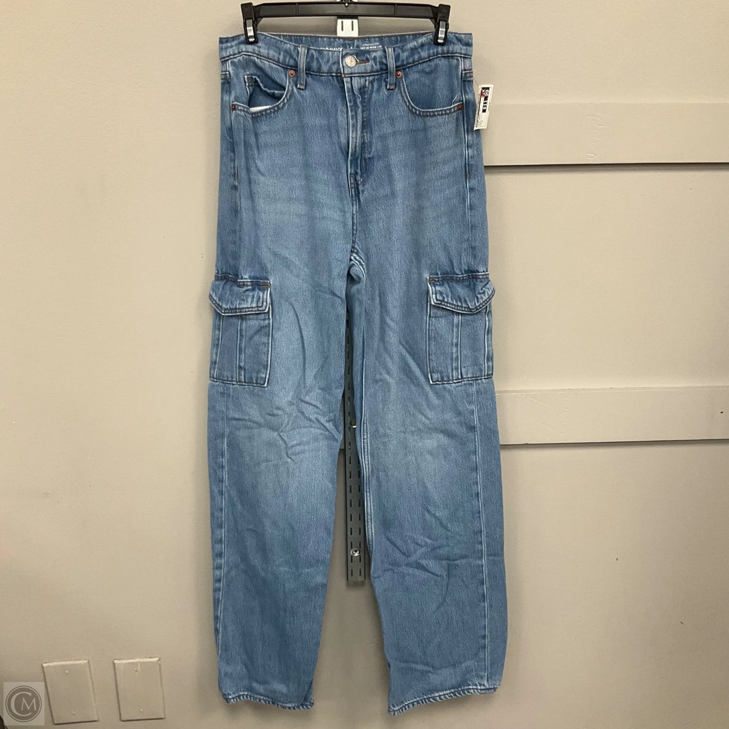 Jeans Wide Leg By Old Navy In Blue Denim, Size: 2