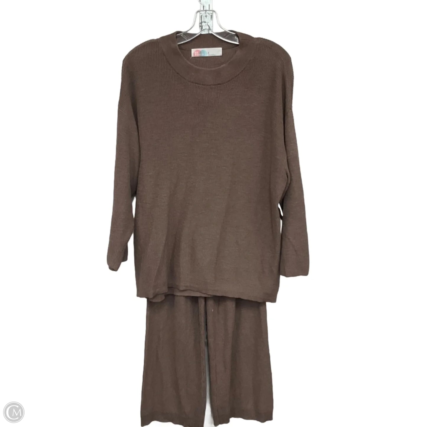 Pants Suit 2pc By Free People In Brown, Size: S